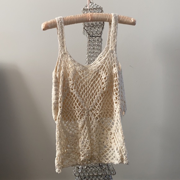 Cream Tank Top - Picture 2 of 2